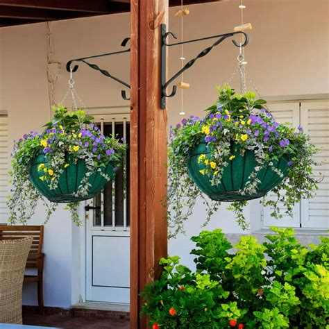 plant bracket metal|metal hangers for hanging plants.